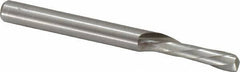 Onsrud - 1/4" Cutting Diam x 3/4" Length of Cut, 1 Flute, Downcut Spiral Router Bit - Uncoated, Right Hand Cut, High Speed Steel, 2-3/4" OAL x 1/4" Shank Diam, Single Edge, 19 to 32° Helix Angle - Industrial Tool & Supply