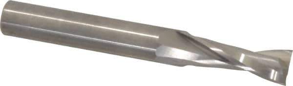Onsrud - 1/2" Cutting Diam x 1-1/4" Length of Cut, 2 Flute, Upcut Spiral Router Bit - Uncoated, Right Hand Cut, Solid Carbide, 4" OAL x 1/2" Shank Diam, Double Edge, 22° Helix Angle - Industrial Tool & Supply