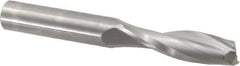 Onsrud - 5/8" Cutting Diam x 2-1/4" Length of Cut, 2 Flute, Upcut Spiral Router Bit - Uncoated, Right Hand Cut, Solid Carbide, 5" OAL x 5/8" Shank Diam, Double Edge, 22° Helix Angle - Industrial Tool & Supply