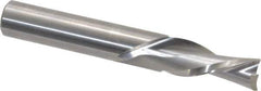 Onsrud - 1/2" Cutting Diam x 1-1/4" Length of Cut, 2 Flute, Downcut Spiral Router Bit - Uncoated, Right Hand Cut, Solid Carbide, 3-1/2" OAL x 1/2" Shank Diam, Double Edge, 30° Helix Angle - Industrial Tool & Supply