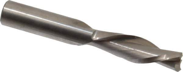 Onsrud - 1/2" Cutting Diam x 1-5/8" Length of Cut, 2 Flute, Downcut Spiral Router Bit - Uncoated, Right Hand Cut, Solid Carbide, 3-1/2" OAL x 1/2" Shank Diam, Double Edge, 30° Helix Angle - Industrial Tool & Supply