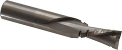 Onsrud - 1/2" Cutting Diam x 1-1/8" Length of Cut, 2 Flute, Downcut Spiral Router Bit - Uncoated, Right Hand Cut, Solid Carbide, 3" OAL x 1/2" Shank Diam, Chipbreaker, 30° Helix Angle - Industrial Tool & Supply
