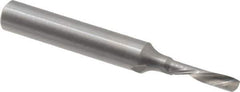 Onsrud - 1/8" Cutting Diam x 1/2" Length of Cut, 1 Flute, Downcut Spiral Router Bit - Uncoated, Right Hand Cut, Solid Carbide, 2" OAL x 1/4" Shank Diam, Single Edge, 22° Helix Angle - Industrial Tool & Supply