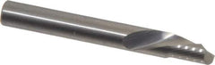 Onsrud - 1/4" Cutting Diam x 3/8" Length of Cut, 1 Flute, Downcut Spiral Router Bit - Uncoated, Right Hand Cut, Solid Carbide, 2" OAL x 1/4" Shank Diam, Single Edge, 22° Helix Angle - Industrial Tool & Supply