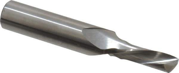 Onsrud - 5/16" Cutting Diam x 3/4" Length of Cut, 1 Flute, Downcut Spiral Router Bit - Uncoated, Right Hand Cut, Solid Carbide, 3" OAL x 1/2" Shank Diam, Single Edge, 22° Helix Angle - Industrial Tool & Supply