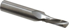 Onsrud - 5/16" Cutting Diam x 3/4" Length of Cut, 1 Flute, Downcut Spiral Router Bit - Uncoated, Right Hand Cut, Solid Carbide, 3" OAL x 1/2" Shank Diam, Single Edge, 22° Helix Angle - Industrial Tool & Supply