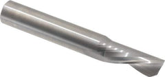 Onsrud - 1/2" Cutting Diam x 1-1/8" Length of Cut, 1 Flute, Downcut Spiral Router Bit - Uncoated, Right Hand Cut, Solid Carbide, 3-1/2" OAL x 1/2" Shank Diam, Single Edge, 22° Helix Angle - Industrial Tool & Supply