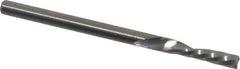Onsrud - 1/8" Cutting Diam x 1/2" Length of Cut, 1 Flute, Downcut Spiral Router Bit - Uncoated, Right Hand Cut, Solid Carbide, 2" OAL x 1/8" Shank Diam, Single Edge, 21° Helix Angle - Industrial Tool & Supply