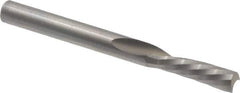 Onsrud - 3/16" Cutting Diam x 5/8" Length of Cut, 1 Flute, Downcut Spiral Router Bit - Uncoated, Right Hand Cut, Solid Carbide, 2" OAL x 3/16" Shank Diam, Single Edge, 21° Helix Angle - Industrial Tool & Supply