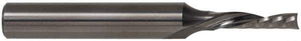 Onsrud - 1/2" Cutting Diam x 1-5/8" Length of Cut, 1 Flute, Downcut Spiral Router Bit - Uncoated, Right Hand Cut, Solid Carbide, 3-1/2" OAL x 1/2" Shank Diam, Single Edge, 21° Helix Angle - Industrial Tool & Supply