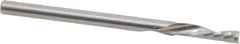 Onsrud - 1/8" Cutting Diam x 1/2" Length of Cut, 1 Flute, Downcut Spiral Router Bit - Uncoated, Right Hand Cut, Solid Carbide, 2" OAL x 1/8" Shank Diam, Single Edge, 21° Helix Angle - Industrial Tool & Supply