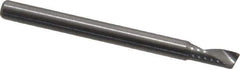 Onsrud - 1/8" Cutting Diam x 1/4" Length of Cut, 1 Flute, Upcut Spiral Router Bit - Uncoated, Right Hand Cut, Solid Carbide, 1-1/2" OAL x 1/8" Shank Diam, Single Edge, 22° Helix Angle - Industrial Tool & Supply
