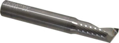 Onsrud - 1/2" Cutting Diam x 1-1/8" Length of Cut, 1 Flute, Upcut Spiral Router Bit - Uncoated, Right Hand Cut, Solid Carbide, 3-1/2" OAL x 1/2" Shank Diam, Single Edge, 22° Helix Angle - Industrial Tool & Supply