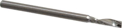 Onsrud - 1/8" Cutting Diam x 1/2" Length of Cut, 1 Flute, Upcut Spiral Router Bit - Uncoated, Right Hand Cut, Solid Carbide, 2" OAL x 1/8" Shank Diam, Single Edge, 21° Helix Angle - Industrial Tool & Supply