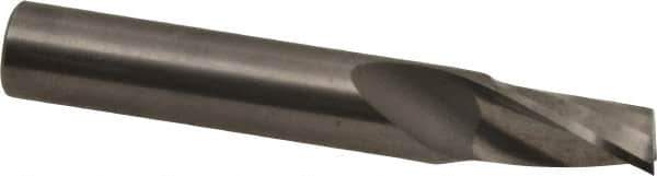 Onsrud - 3/8" Cutting Diam x 5/8" Length of Cut, 1 Flute, Upcut Spiral Router Bit - Uncoated, Right Hand Cut, Solid Carbide, 2-1/2" OAL x 3/8" Shank Diam, Single Edge, 21° Helix Angle - Industrial Tool & Supply