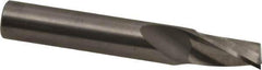 Onsrud - 3/8" Cutting Diam x 5/8" Length of Cut, 1 Flute, Upcut Spiral Router Bit - Uncoated, Right Hand Cut, Solid Carbide, 2-1/2" OAL x 3/8" Shank Diam, Single Edge, 21° Helix Angle - Industrial Tool & Supply
