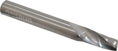 Onsrud - 3/8" Cutting Diam x 3/4" Length of Cut, 1 Flute, Upcut Spiral Router Bit - Uncoated, Right Hand Cut, Solid Carbide, 3" OAL x 3/8" Shank Diam, Single Edge, 21° Helix Angle - Industrial Tool & Supply