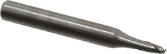 Onsrud - 1/8" Cutting Diam x 1/4" Length of Cut, 2 Flute, Upcut Spiral Router Bit - Uncoated, Right Hand Cut, Solid Carbide, 2" OAL x 1/4" Shank Diam, Bottom-Surfacing, 30° Helix Angle - Industrial Tool & Supply