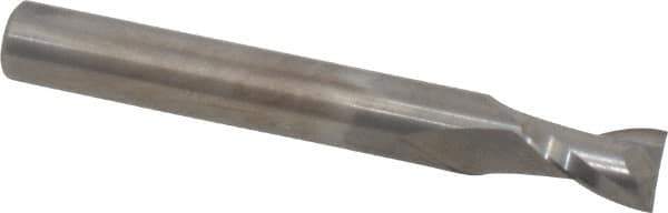 Onsrud - 1/4" Cutting Diam x 3/8" Length of Cut, 2 Flute, Upcut Spiral Router Bit - Uncoated, Right Hand Cut, Solid Carbide, 2" OAL x 1/4" Shank Diam, Bottom-Surfacing, 30° Helix Angle - Industrial Tool & Supply