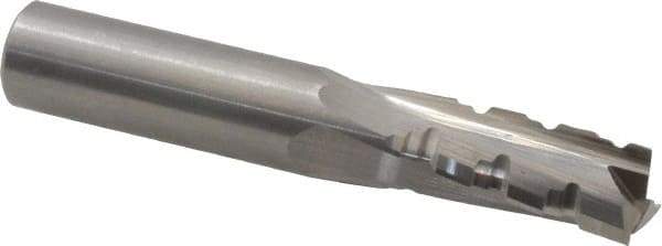 Onsrud - 1/2" Cutting Diam x 1-1/8" Length of Cut, 3 Flute, Upcut Spiral Router Bit - Uncoated, Right Hand Cut, Solid Carbide, 3" OAL x 1/2" Shank Diam, Three Edge, 10° Helix Angle - Industrial Tool & Supply