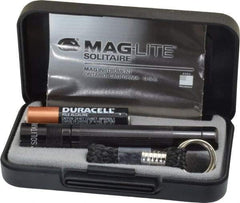 Mag-Lite - Krypton Bulb, Mini Flashlight - Black Aluminum Body, 1 AAA Alkaline Battery Included - Industrial Tool & Supply