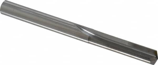 SGS - 7/32", 140° Point, Solid Carbide Straight Flute Drill Bit - Industrial Tool & Supply