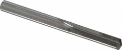 SGS - 7/32", 140° Point, Solid Carbide Straight Flute Drill Bit - Industrial Tool & Supply