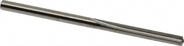 SGS - #35, 0.11", 140° Point, Solid Carbide Straight Flute Drill Bit - Industrial Tool & Supply