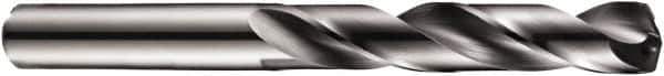 DORMER - 9mm 140° Solid Carbide Jobber Drill - TiAlN Finish, Right Hand Cut, Spiral Flute, Straight Shank, 103mm OAL, Four Facet Split Point - Industrial Tool & Supply