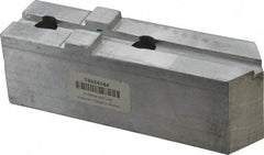 H & R Manufacturing - Tongue & Groove Attachment, Square Soft Lathe Chuck Jaw - Aluminum, 3" Btw Mount Hole Ctrs, 7-1/4" Long x 2" Wide x 2-5/16" High, 1/2" Groove - Industrial Tool & Supply