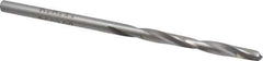 Made in USA - 1/8" 135° Carbide-Tipped Jobber Drill - Bright Finish, Right Hand Cut, Spiral Flute, Straight Shank, 2-3/4" OAL, Split Point - Industrial Tool & Supply