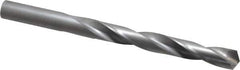 Made in USA - 15/32" 135° Carbide-Tipped Jobber Drill - Bright Finish, Right Hand Cut, Spiral Flute, Straight Shank, 5-3/4" OAL, Split Point - Industrial Tool & Supply