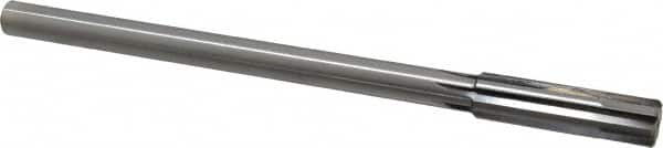 Made in USA - 0.537" Carbide-Tipped 6 Flute Chucking Reamer - Industrial Tool & Supply