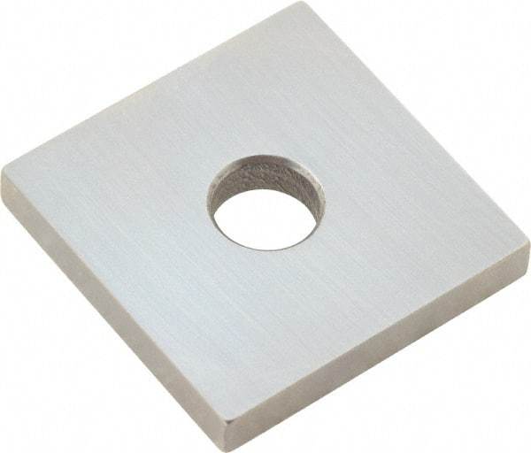 Mitutoyo - 0.142" Square Steel Gage Block - Accuracy Grade 0, Includes Certificate of Inspection - Industrial Tool & Supply