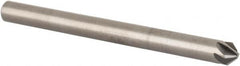 SGS - 1/8" Head Diam, 1/8" Shank Diam, 6 Flute 90° Solid Carbide Countersink - Industrial Tool & Supply