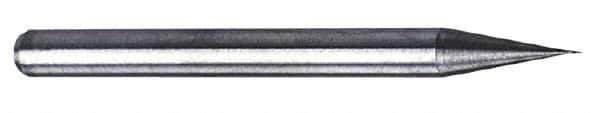 M.A. Ford - 1.8mm, 5.4mm LOC, 3mm Shank Diam, 1-1/2" OAL, 4 Flute, Solid Carbide Square End Mill - Single End, Uncoated, Spiral Flute, 30° Helix, Centercutting, Right Hand Cut, Right Hand Flute, Series 111 - Industrial Tool & Supply
