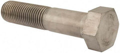 Value Collection - 1-1/2 - 6 UNC, 7" Length Under Head Hex Head Cap Screw - Partially Threaded, Grade 18-8 Stainless Steel, Uncoated, 2-1/4" Hex - Industrial Tool & Supply