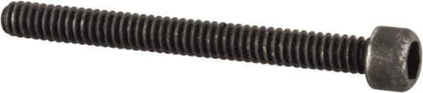 Value Collection - #1-64 UNC Hex Socket Drive, Socket Cap Screw - Alloy Steel, Black Oxide Finish, Fully Threaded, 3/4" Length Under Head - Industrial Tool & Supply