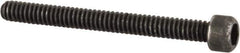 Value Collection - #1-64 UNC Hex Socket Drive, Socket Cap Screw - Alloy Steel, Black Oxide Finish, Fully Threaded, 3/4" Length Under Head - Industrial Tool & Supply