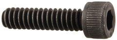 Value Collection - #6-32 UNC Hex Socket Drive, Socket Cap Screw - Alloy Steel, Black Oxide Finish, Fully Threaded, 9/16" Length Under Head - Industrial Tool & Supply