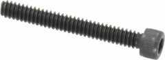 Value Collection - #6-32 UNC Hex Socket Drive, Socket Cap Screw - Alloy Steel, Black Oxide Finish, Fully Threaded, 1-1/8" Length Under Head - Industrial Tool & Supply