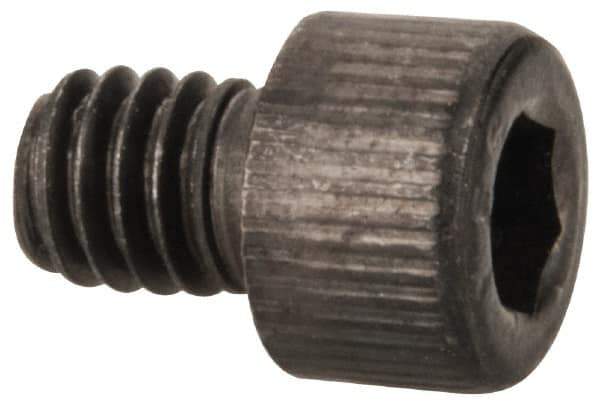 Value Collection - #6-40 UNF Hex Socket Drive, Socket Cap Screw - Alloy Steel, Black Oxide Finish, Fully Threaded, 3/16" Length Under Head - Industrial Tool & Supply