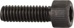 Value Collection - #6-40 UNF Hex Socket Drive, Socket Cap Screw - Alloy Steel, Black Oxide Finish, Fully Threaded, 7/16" Length Under Head - Industrial Tool & Supply
