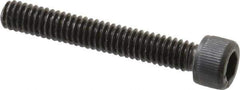Value Collection - #8-32 UNC Hex Socket Drive, Socket Cap Screw - Alloy Steel, Black Oxide Finish, Fully Threaded, 1-1/8" Length Under Head - Industrial Tool & Supply
