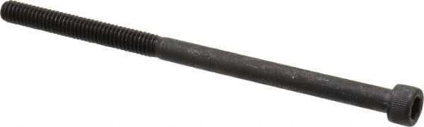 Value Collection - #8-32 UNC Hex Socket Drive, Socket Cap Screw - Alloy Steel, Black Oxide Finish, Partially Threaded, 3" Length Under Head - Industrial Tool & Supply
