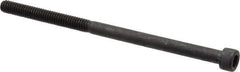 Value Collection - #8-32 UNC Hex Socket Drive, Socket Cap Screw - Alloy Steel, Black Oxide Finish, Partially Threaded, 3" Length Under Head - Industrial Tool & Supply