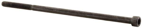 Value Collection - #8-32 UNC Hex Socket Drive, Socket Cap Screw - Alloy Steel, Black Oxide Finish, Partially Threaded, 4" Length Under Head - Industrial Tool & Supply