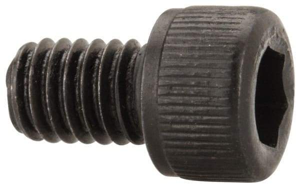 Value Collection - #8-36 UNF Hex Socket Drive, Socket Cap Screw - Alloy Steel, Black Oxide Finish, Fully Threaded, 1/4" Length Under Head - Industrial Tool & Supply