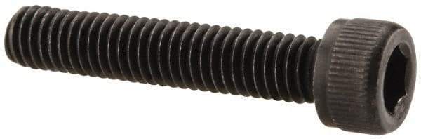Value Collection - #8-36 UNF Hex Socket Drive, Socket Cap Screw - Alloy Steel, Black Oxide Finish, Fully Threaded, 7/8" Length Under Head - Industrial Tool & Supply