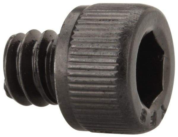 Value Collection - #10-24 UNC Hex Socket Drive, Socket Cap Screw - Alloy Steel, Black Oxide Finish, Fully Threaded, 3/16" Length Under Head - Industrial Tool & Supply
